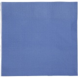 Servietten, weißer Rückseite, Größe 33x33 cm, Hellblau, 20 Stk/ 1 Pck