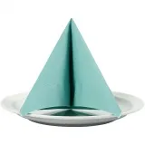 Servietten, weißer Rückseite, Größe 33x33 cm, Helltürkis, 20 Stk/ 1 Pck