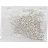 Quetschperlen, D 2 mm, Silber, 1000 Stk/ 1 Pck