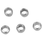 Quetschperlen, D 2 mm, Silber, 1000 Stk/ 1 Pck