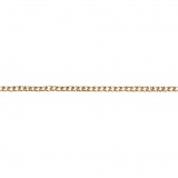 Kette, L 80 cm, D 1 mm, Vergoldet, 1 Stk