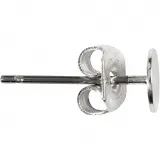 Ohrstecker, L 13 mm, Versilbert, 10 Stk/ 1 Pck