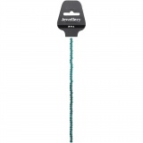 Glasperlen, D 4 mm, Lochgröße 1 mm, Grün, 45 Stk/ 1 Pck