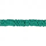 Tonperlen, D 5-6 mm, Lochgröße 2 mm, Türkis, 145 Stk/ 1 Pck