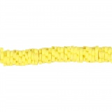 Tonperlen, D 5-6 mm, Lochgröße 2 mm, Gelb, 145 Stk/ 1 Pck