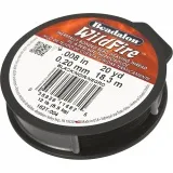 Schmuckfaden, Dicke 0,2 mm, Schwarz, 18.30 m/ 1 Rolle