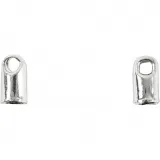 Endkappe, D 3,2 mm, Versilbert, 10 Stk/ 1 Pck