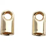 Endkappe, goldfarben, 10 Stk/ 1 Pck