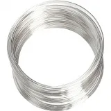 Memory-Draht, D 6 cm, Dicke 0,8 mm, ca. 11,5 m, Versilbert, 1 Stk