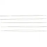 Perlennadel, L 12 cm, Dicke 0,25 mm, 5 Stk/ 1 Pck