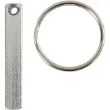 Schlüsselanhänger-Set, Größe 40x5 mm, 6 Stk/ 1 Pck