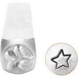 Prägestempel, Stern, L 65 mm, Größe 3 mm, 1 Stk