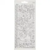 Sticker, Schlittschuhe, Blatt 10x23 cm, 1 Bl.