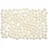 Schmuckperlen, D 3 mm, Lochgröße 0,7 mm, Perlmutt, 150 Stk/ 1 Pck