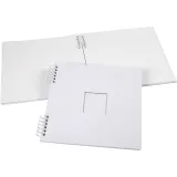 Scrapbook, Größe 30,5x30,5 cm, 250 g, Weiß, 1 Stk