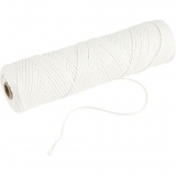 Docht , Geeignet für getauchte Kerzen (Durchm. 15–22 mm) und geformte Kerzen (Durchm. 40–60 mm) , 100 g, 50 m/ 1 Rolle