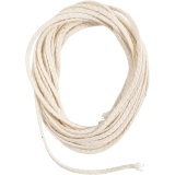 Docht , Geeignet für getauchte Kerzen (Durchm. 30 mm) und geformte Kerzen (Durchm. 80–100 mm) , B 2 mm, 100 g, 3 m/ 1 Pck