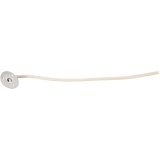 Dochte für Kerzen in Gefäßen, Geeignet für Behälter mit 20–65 mm Durchmesser, L 110 mm, Dicke 2 mm, 10 Stk/ 1 Pck