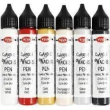 Kerzenstifte, Standard-Farben, 6x28 ml/ 1 Pck