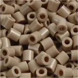 Bügelperlen, Größe 5x5 mm, Lochgröße 2,5 mm, medium, Beige (32248), 1100 Stk/ 1 Pck