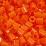 Bügelperlen, Größe 5x5 mm, Lochgröße 2,5 mm, medium, Orange (32233), 6000 Stk/ 1 Pck