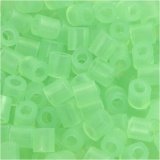 Bügelperlen, Größe 5x5 mm, Lochgröße 2,5 mm, medium, Neongrün (32237), 1100 Stk/ 1 Pck