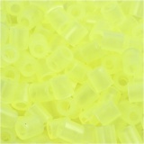 Bügelperlen, Größe 5x5 mm, Lochgröße 2,5 mm, medium, Neongelb (32223), 1100 Stk/ 1 Pck