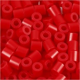 Bügelperlen, Größe 5x5 mm, Lochgröße 2,5 mm, medium, Rot (32231), 6000 Stk/ 1 Pck