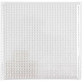 Steckplatte, Größe 14,5x14,5 cm, medium, Transparent, 1 Stk