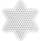 Steckplatte, D 10 cm, medium, Transparent, 1 Stk