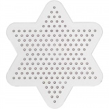 Steckplatte, Kleiner Stern, D 10 cm, medium, 10 Stk/ 1 Pck