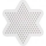 Steckplatte, Kleiner Stern, D 10 cm, medium, 10 Stk/ 1 Pck