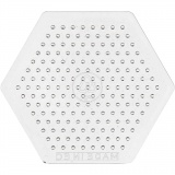 Steckplatte, Kleines Sechseck, Größe 7 cm, medium, 10 Stk/ 1 Pck