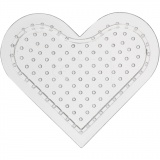 Steckplatte, Kleines Herz, Größe 7 cm, medium, 10 Stk/ 1 Pck