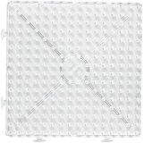Steckplatte, Großes Quadrat, Größe 15x15 cm, JUMBO, Transparent, 1 Stk