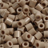 Fotoperlen, Größe 5x5 mm, Lochgröße 2,5 mm, medium, Beige (6), 6000 Stk/ 1 Pck