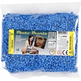 Fotoperlen, Größe 5x5 mm, Lochgröße 2,5 mm, medium, Blau (17), 6000 Stk/ 1 Pck