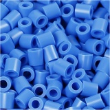 Fotoperlen, Größe 5x5 mm, Lochgröße 2,5 mm, medium, Blau (17), 6000 Stk/ 1 Pck