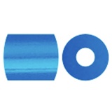 Fotoperlen, Größe 5x5 mm, Lochgröße 2,5 mm, medium, Pastellblau (23), 6000 Stk/ 1 Pck