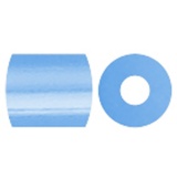 Fotoperlen, Größe 5x5 mm, Lochgröße 2,5 mm, medium, Hellblau (28), 6000 Stk/ 1 Pck